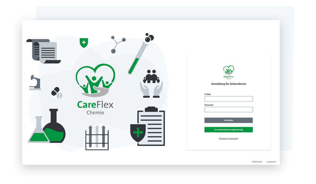 Portalsoftware CareFlex Chemie